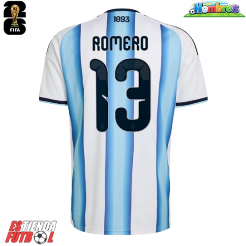 Argentina Cristian Romero #13 Primera Equipación Mundial 2026 Manga Corta